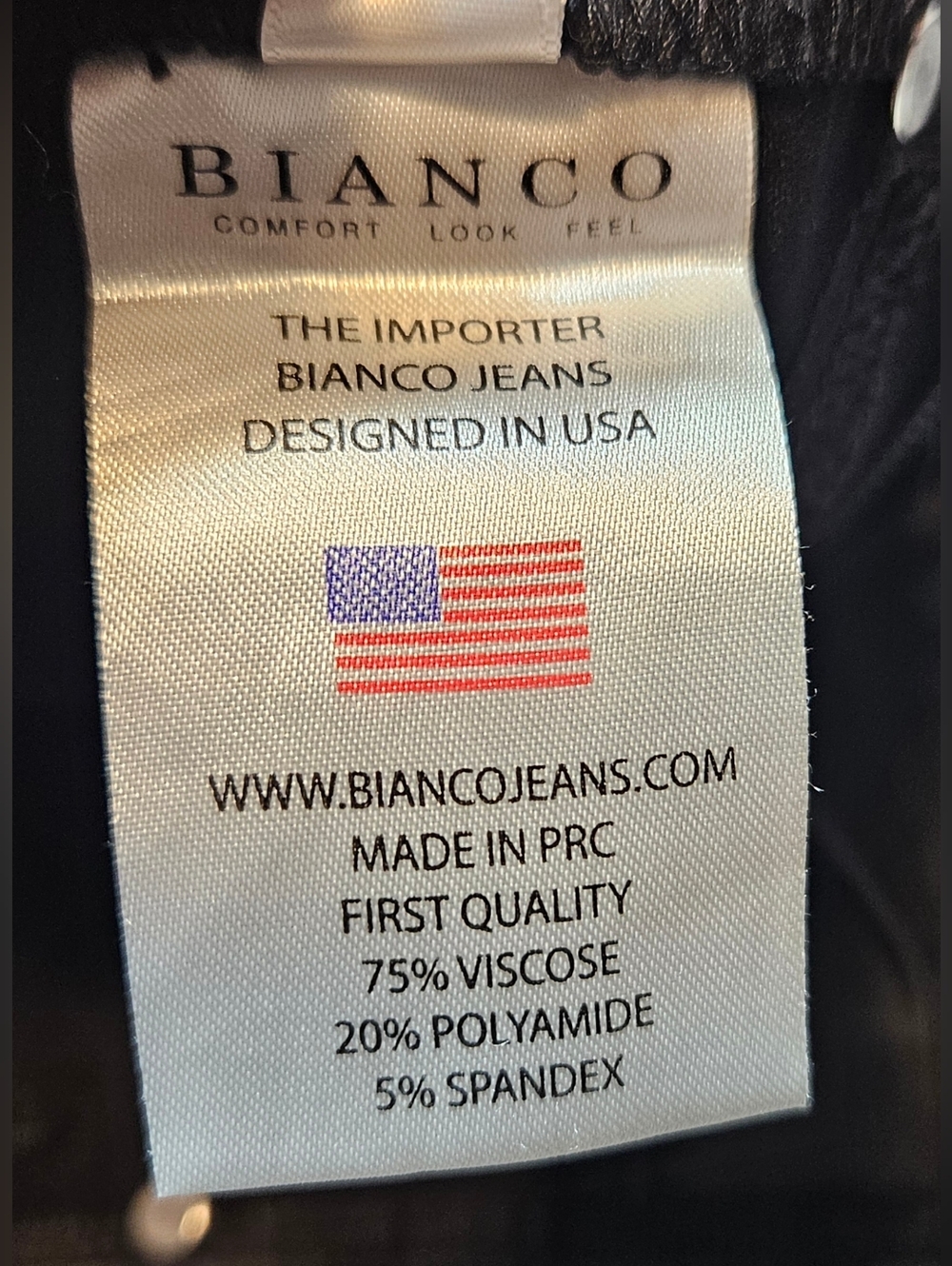 Bianco Black Coated Skinny Jeans - Picture 8 of 10